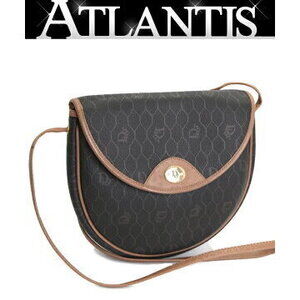 Dior Shoulder Bag Honeycomb Leather Black